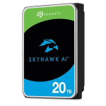 Seagate SkyHawk AI ST20000VE002 - HDD - 20 TB - interno - 3.5" - SATA 6Gb/s - buffer: 256 MB - con 3 anni Seagate Recupero dei dati di salvataggio